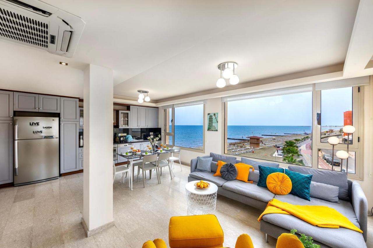 Mackenzie Beachfront Eftyhia Suite Lárnaka Eksteriør bilde